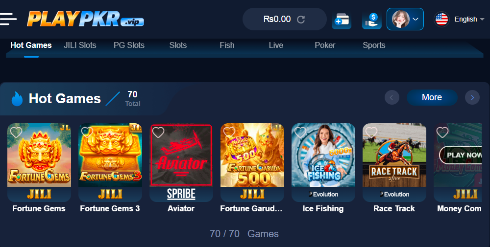 PLAY PKR Game