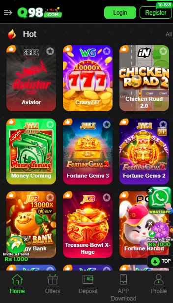 Q 98 Game